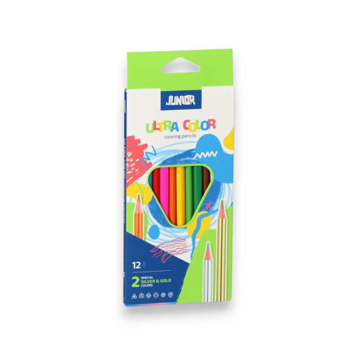 Picture of JUNIOR PENCIL COLOURS TRIANGULAR  X12